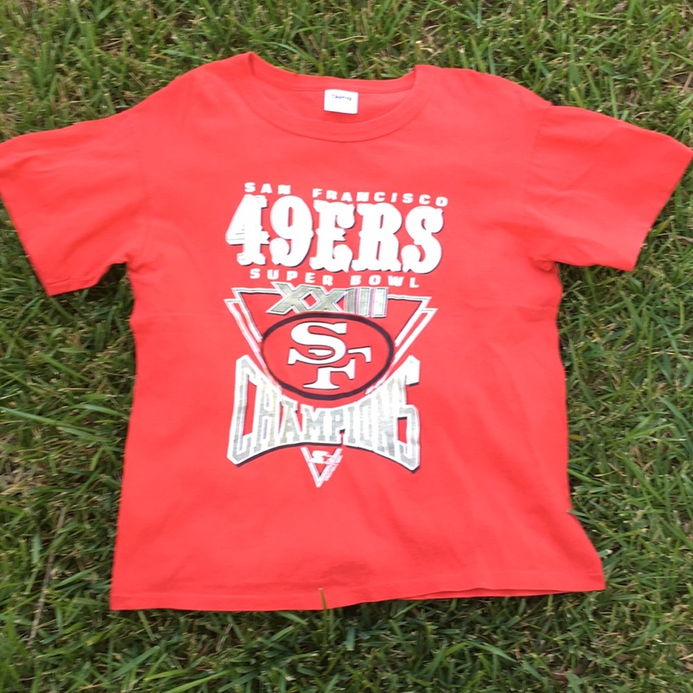 Vintage 1989 49rs  Super Bowl T-shirt Size M